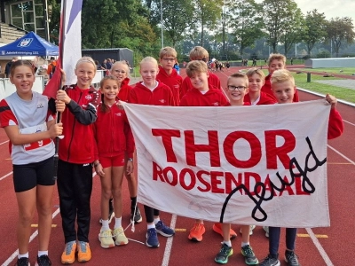 Succesvol Brabants Kampioenschap voor de U11-U12 atleten van THOR